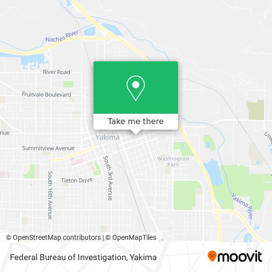 Federal Bureau of Investigation map