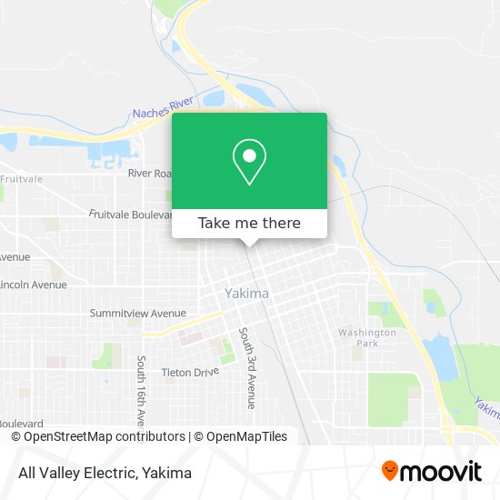 All Valley Electric map