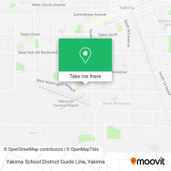 Yakima School District Guide Line map