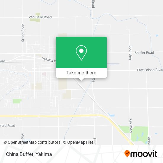 Mapa de China Buffet