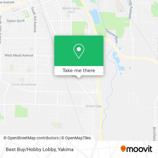 Mapa de Best Buy/Hobby Lobby