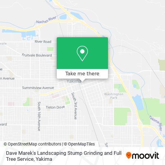 Dave Marek's Landscaping Stump Grinding and Full Tree Service map