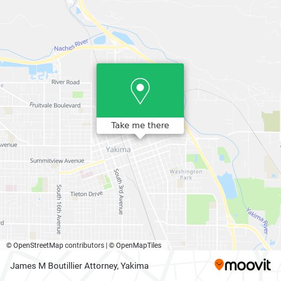 James M Boutillier Attorney map