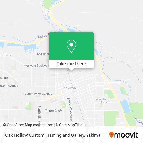 Oak Hollow Custom Framing and Gallery map