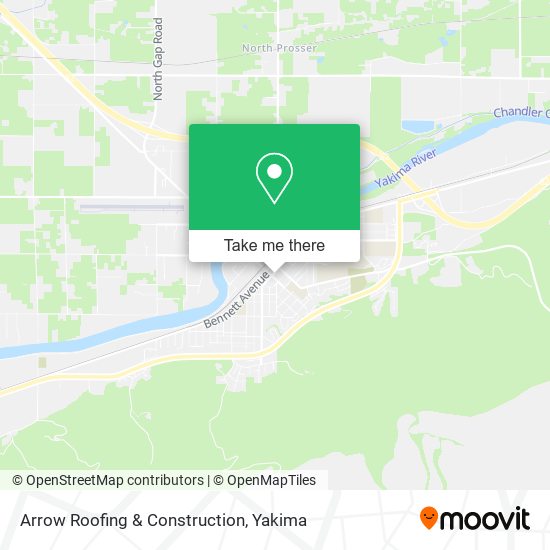 Arrow Roofing & Construction map