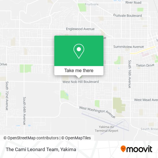 The Cami Leonard Team map