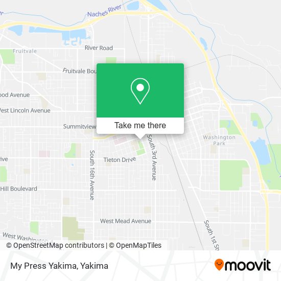 Mapa de My Press Yakima