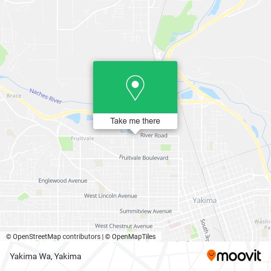 Mapa de Yakima Wa