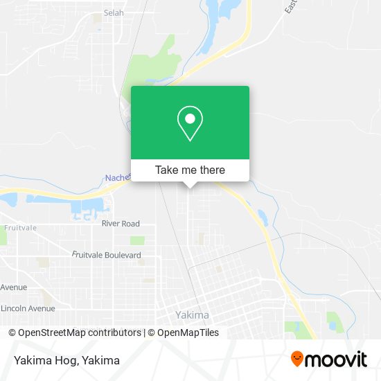 Mapa de Yakima Hog