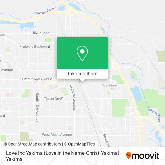 Love Inc Yakima (Love in the Name-Christ-Yakima) map