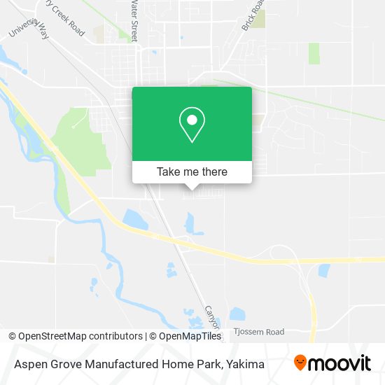 Aspen Grove Manufactured Home Park map