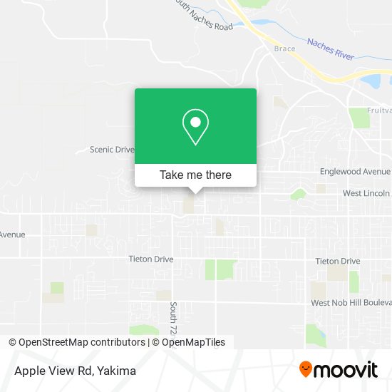 Apple View Rd map