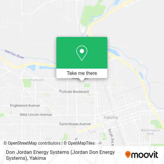 Don Jordan Energy Systems map