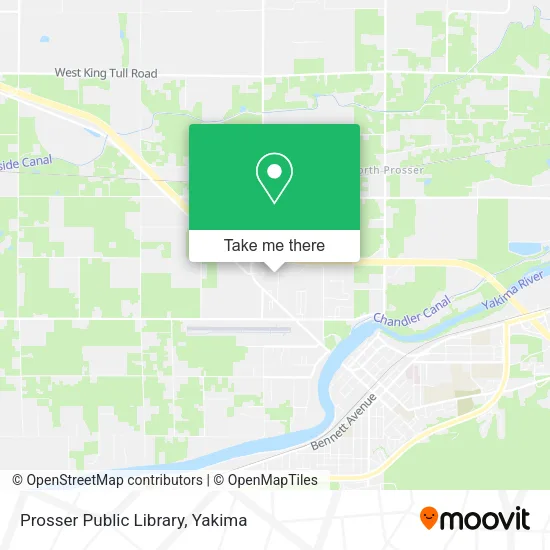 Prosser Public Library map