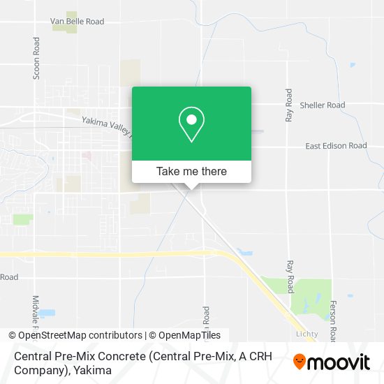 Central Pre-Mix Concrete (Central Pre-Mix, A CRH Company) map