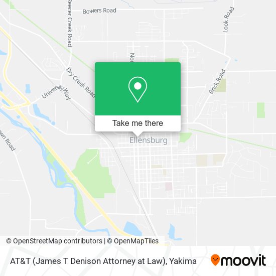 AT&T (James T Denison Attorney at Law) map