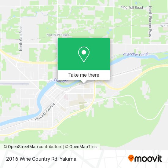 2016 Wine Country Rd map