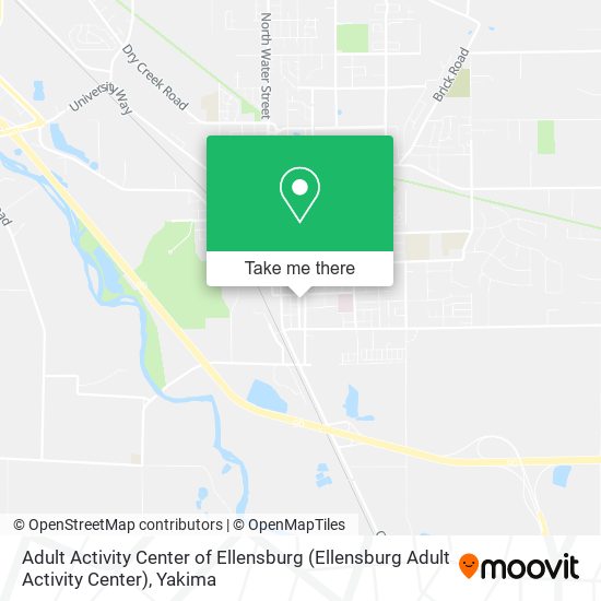 Adult Activity Center of Ellensburg map