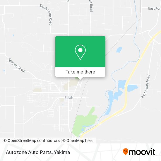 Mapa de Autozone Auto Parts