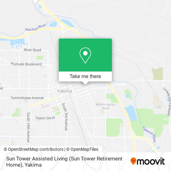 Mapa de Sun Tower Assisted Living (Sun Tower Retirement Home)