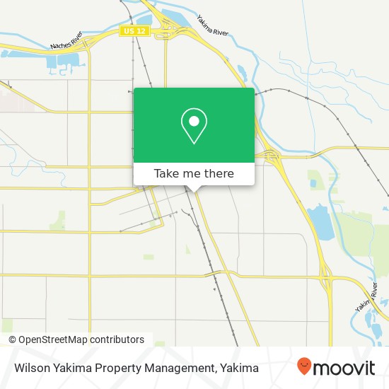 Wilson Yakima Property Management map