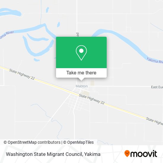 Washington State Migrant Council map
