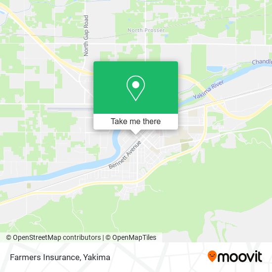 Mapa de Farmers Insurance