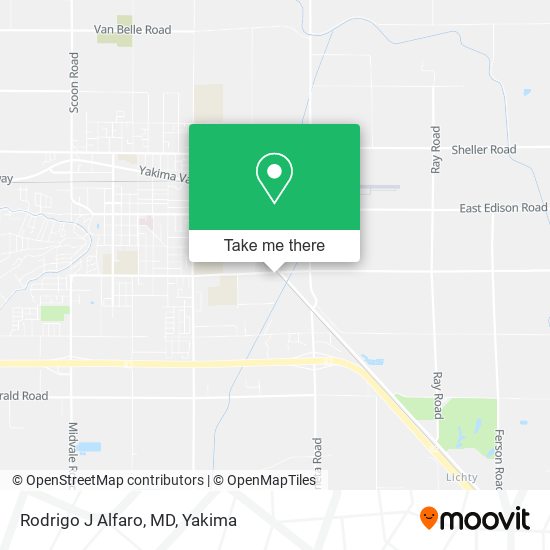 Mapa de Rodrigo J Alfaro, MD
