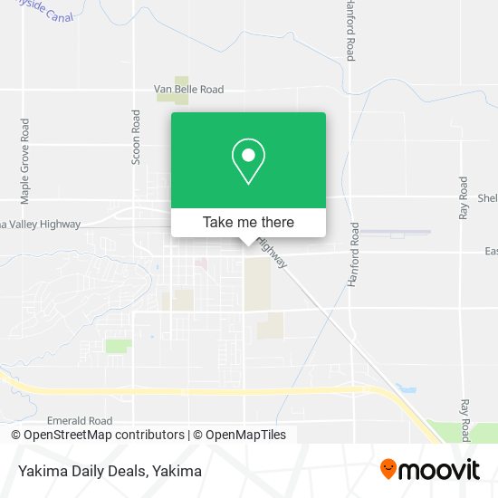 Mapa de Yakima Daily Deals