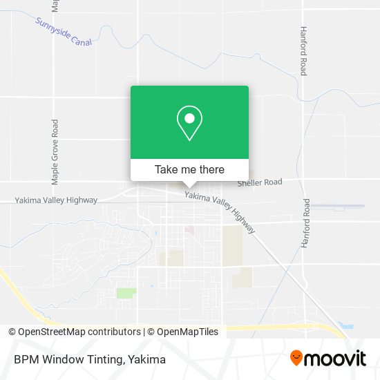 BPM Window Tinting map