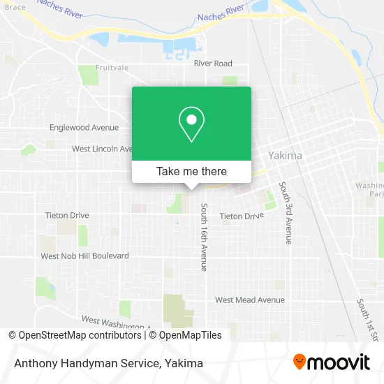 Anthony Handyman Service map