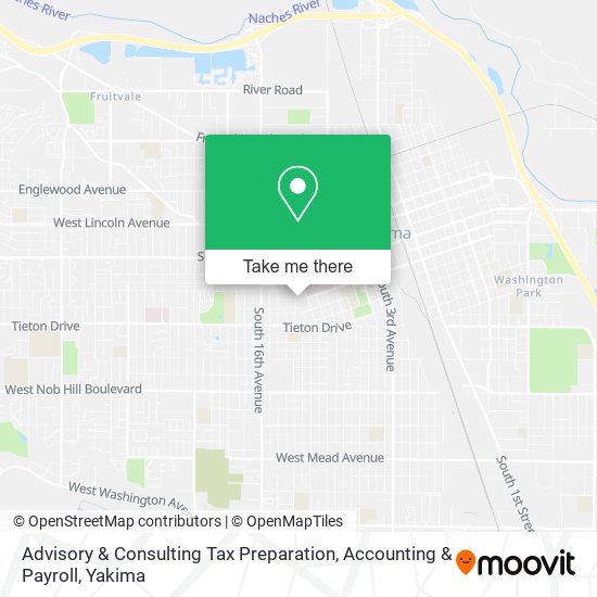 Advisory & Consulting Tax Preparation, Accounting & Payroll map