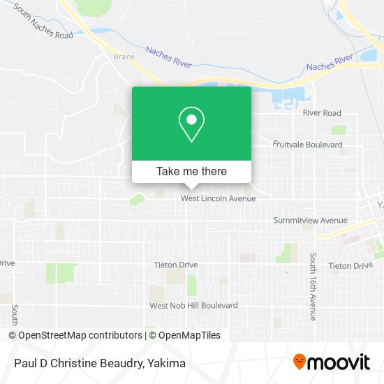 Paul D Christine Beaudry map