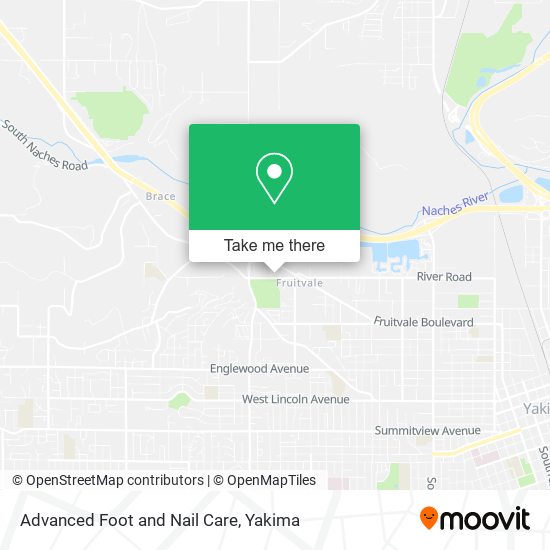Advanced Foot and Nail Care map