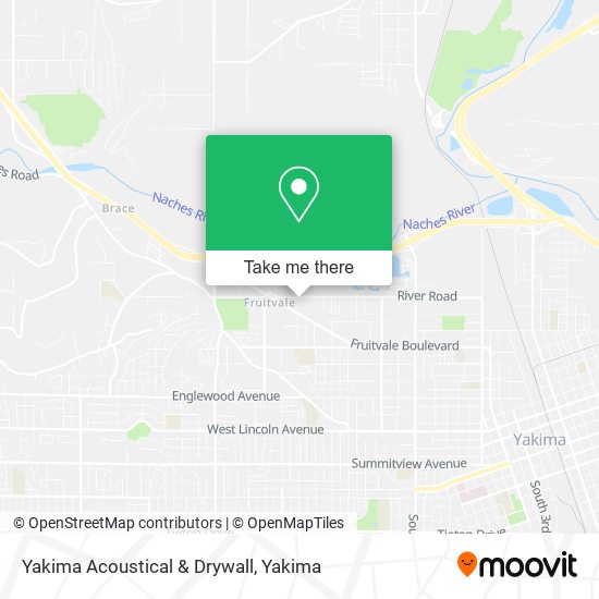 Yakima Acoustical & Drywall map