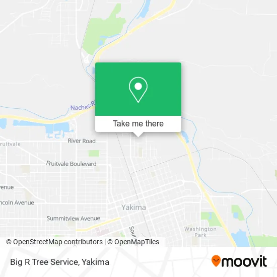Big R Tree Service map