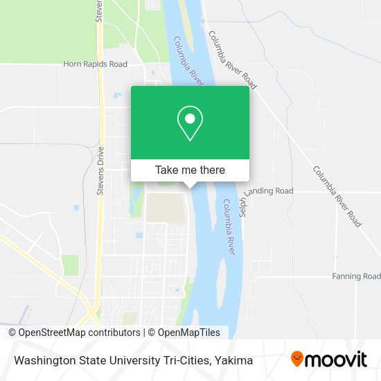 Mapa de Washington State University Tri-Cities