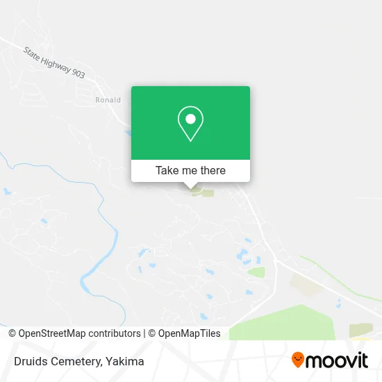 Druids Cemetery map