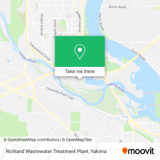 Richland Wastewater Treatment Plant map