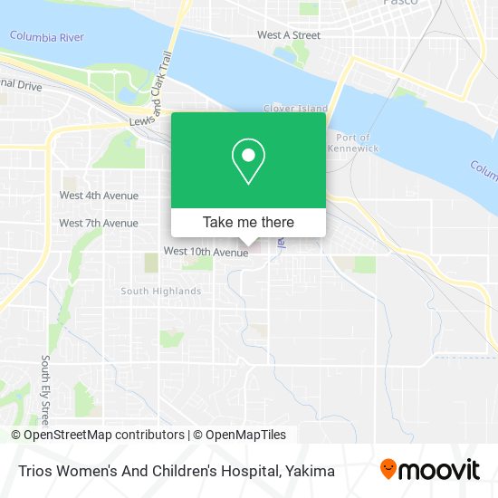 Trios Women's And Children's Hospital map