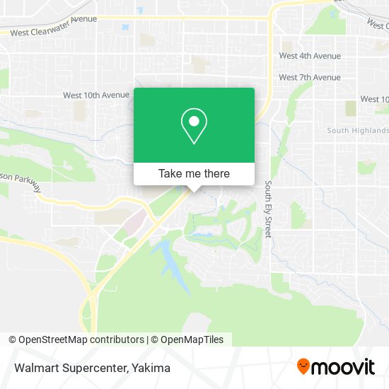 Mapa de Walmart Supercenter