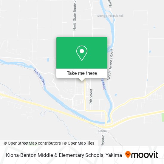 Kiona-Benton Middle & Elementary Schools map