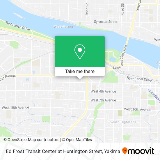 Mapa de Ed Frost Transit Center at Huntington Street