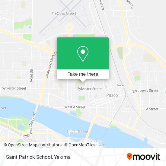 Saint Patrick School map