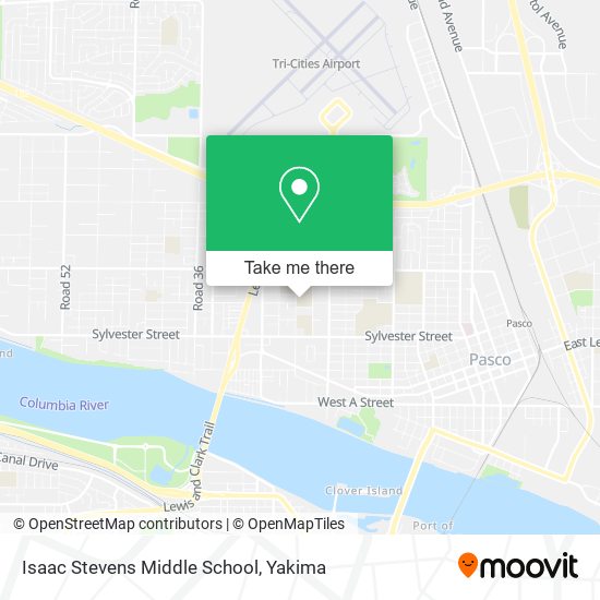 Mapa de Isaac Stevens Middle School