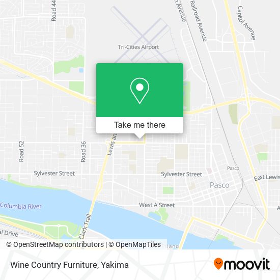 Mapa de Wine Country Furniture