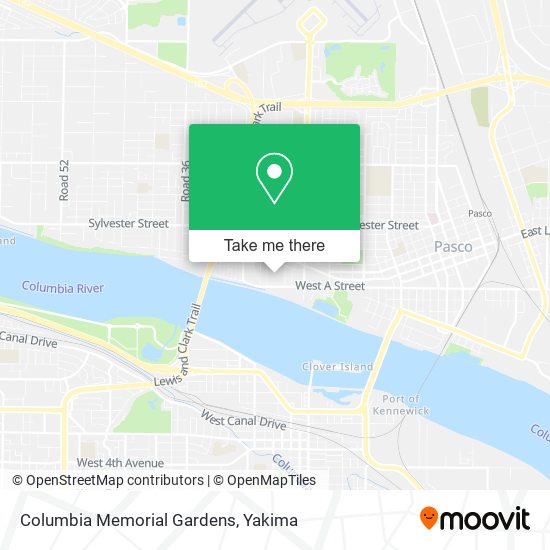 Mapa de Columbia Memorial Gardens