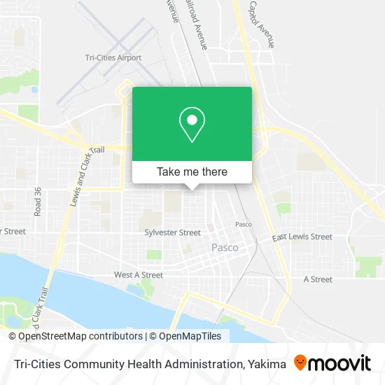 Tri-Cities Community Health Administration map