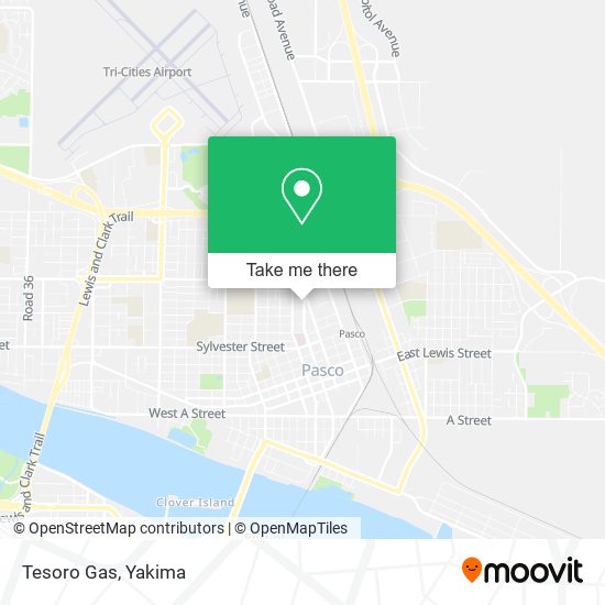 Mapa de Tesoro Gas