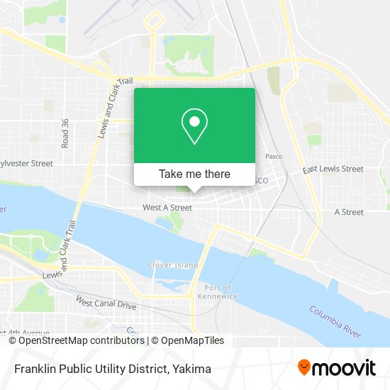 Franklin Public Utility District map